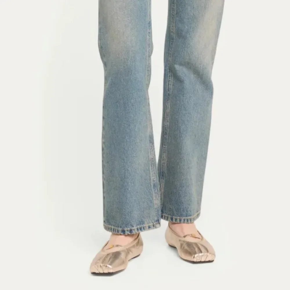 NIB$775 GIVENCHY Embellished Pleated Metallic 4G Ballerina Slip-On Flats 36 6 - Picture 4 of 16